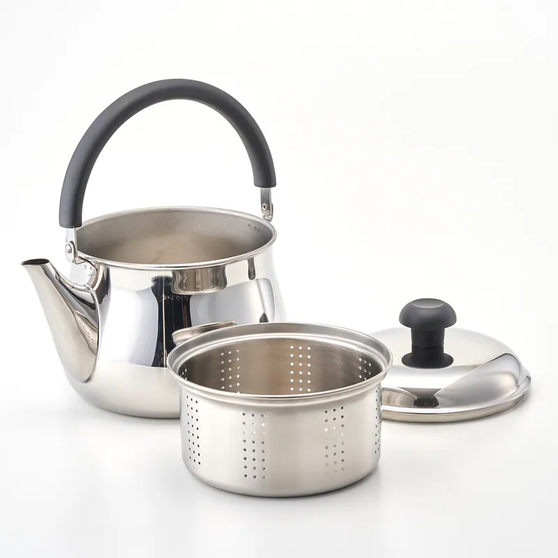 Japan Miyaco 2.5L IH  Stainless steel water pot/decoction pot with filter separator- SP-50