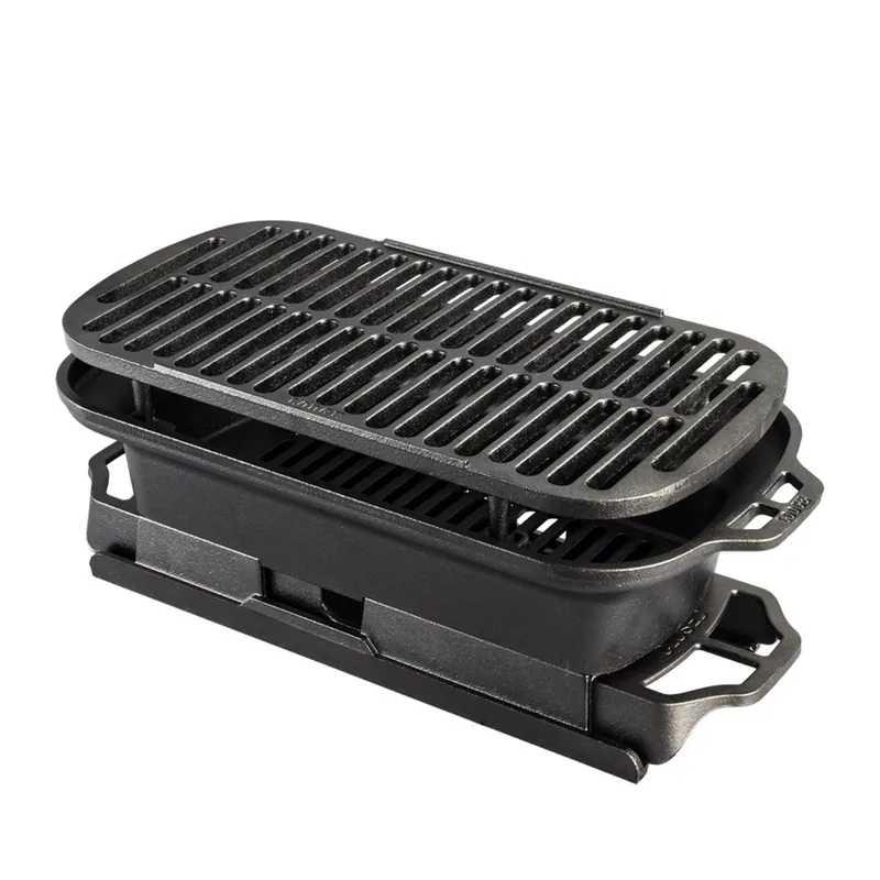 the United States LODGE L16.75 x 9 Inch cast iron grill- LSPROGINT
