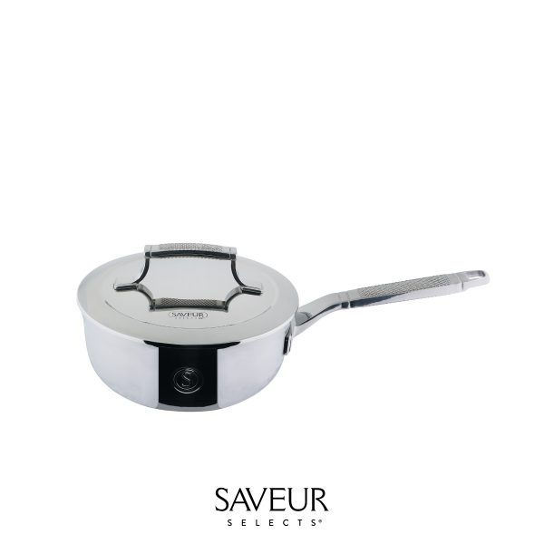 20CM  Three layer steel single handle pot
